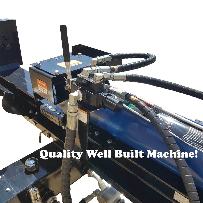 60 Ton Log Splitter designed for Australian Hard Wood. Longer Foot end than competitors. Adapts for Electric Start. Operates Horizontally and Vertically.