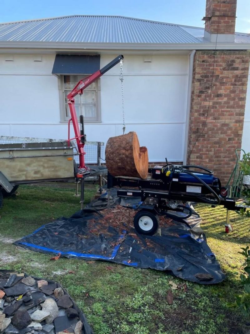 60 Ton Log Splitter designed for Australian Hard Wood. Longer Foot end than competitors. Adapts for Electric Start. Operates Horizontally and Vertically.