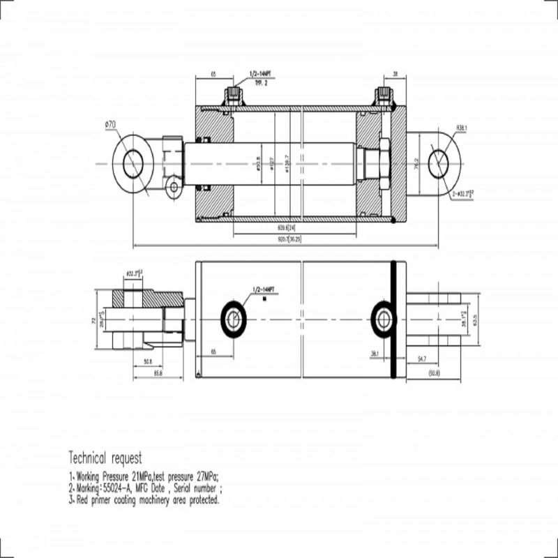 Perth Machinery Hydraulic Ram